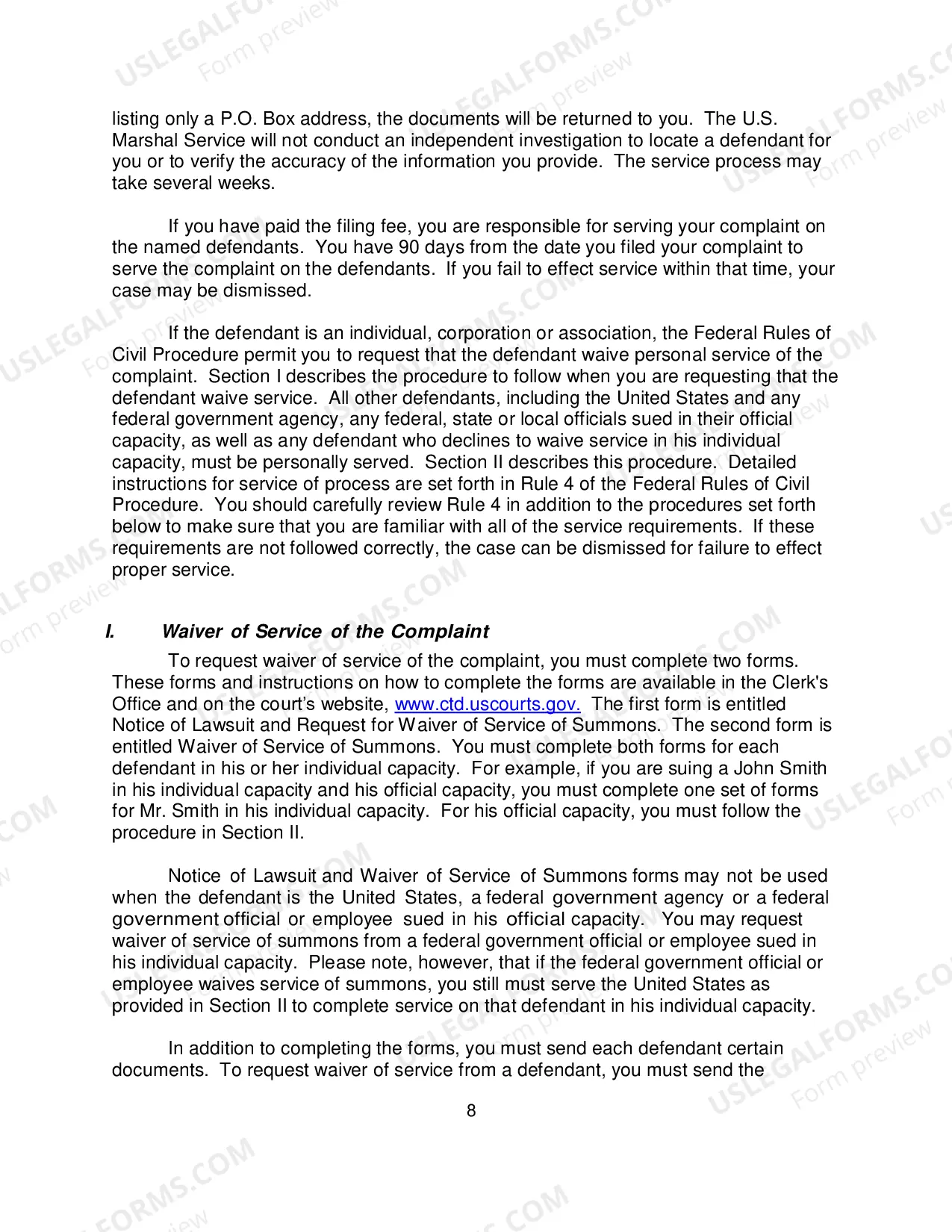 Preview Guide For Self Represented Litigants