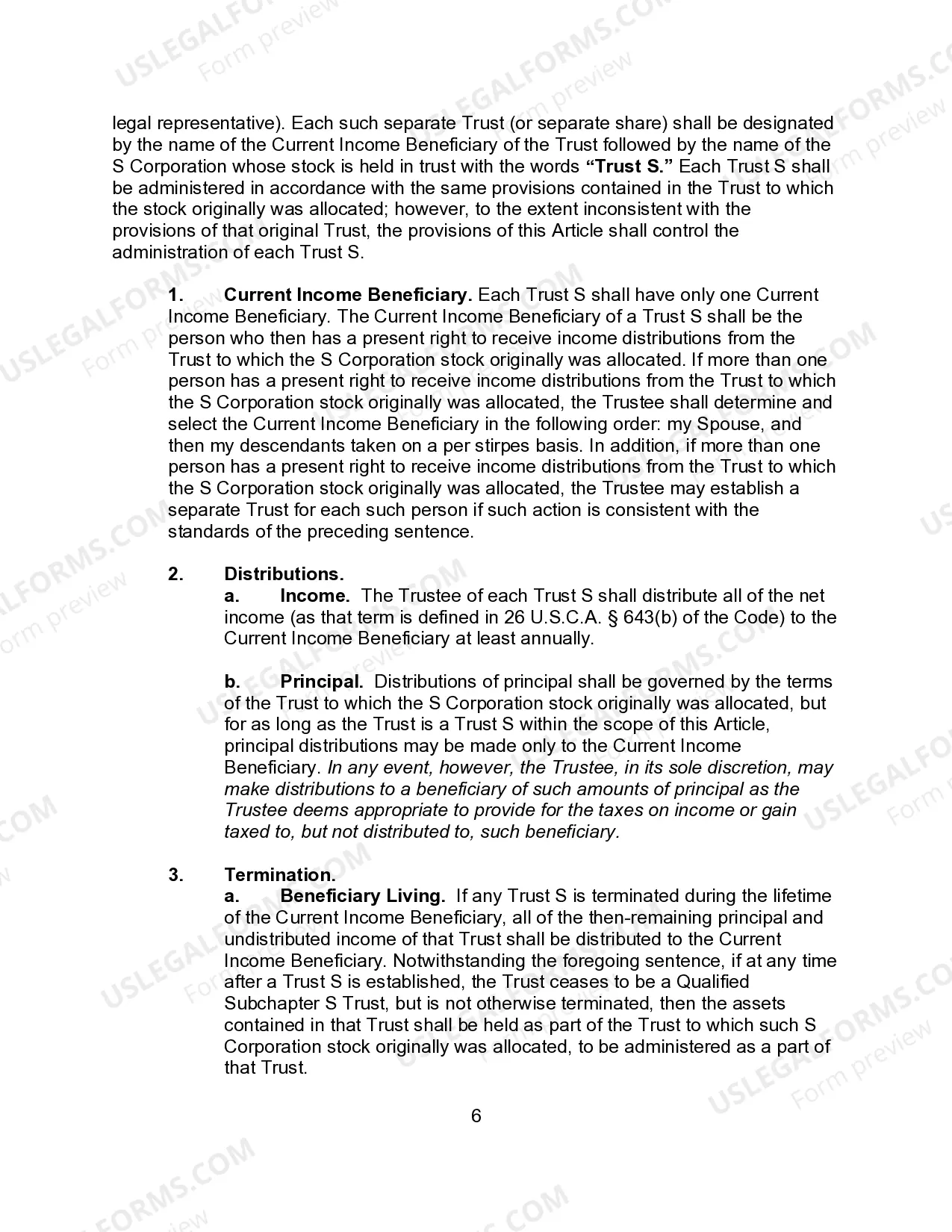 Preview Married Person's Will for the State of Connecticut with Children with a Credit Shelter Trust for Spouse and a Trust for Children