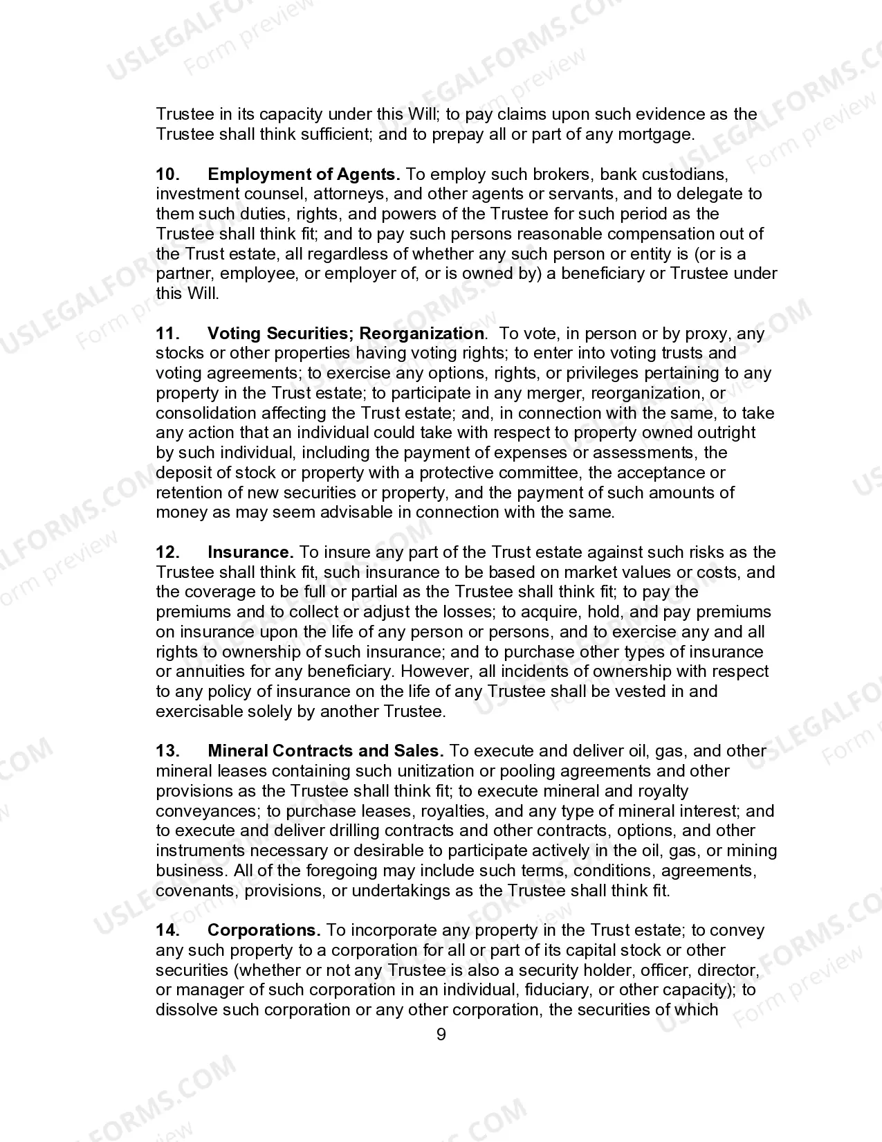 Preview Married Person's Will for the State of Connecticut with Children with a Credit Shelter Trust for Spouse and a Trust for Children