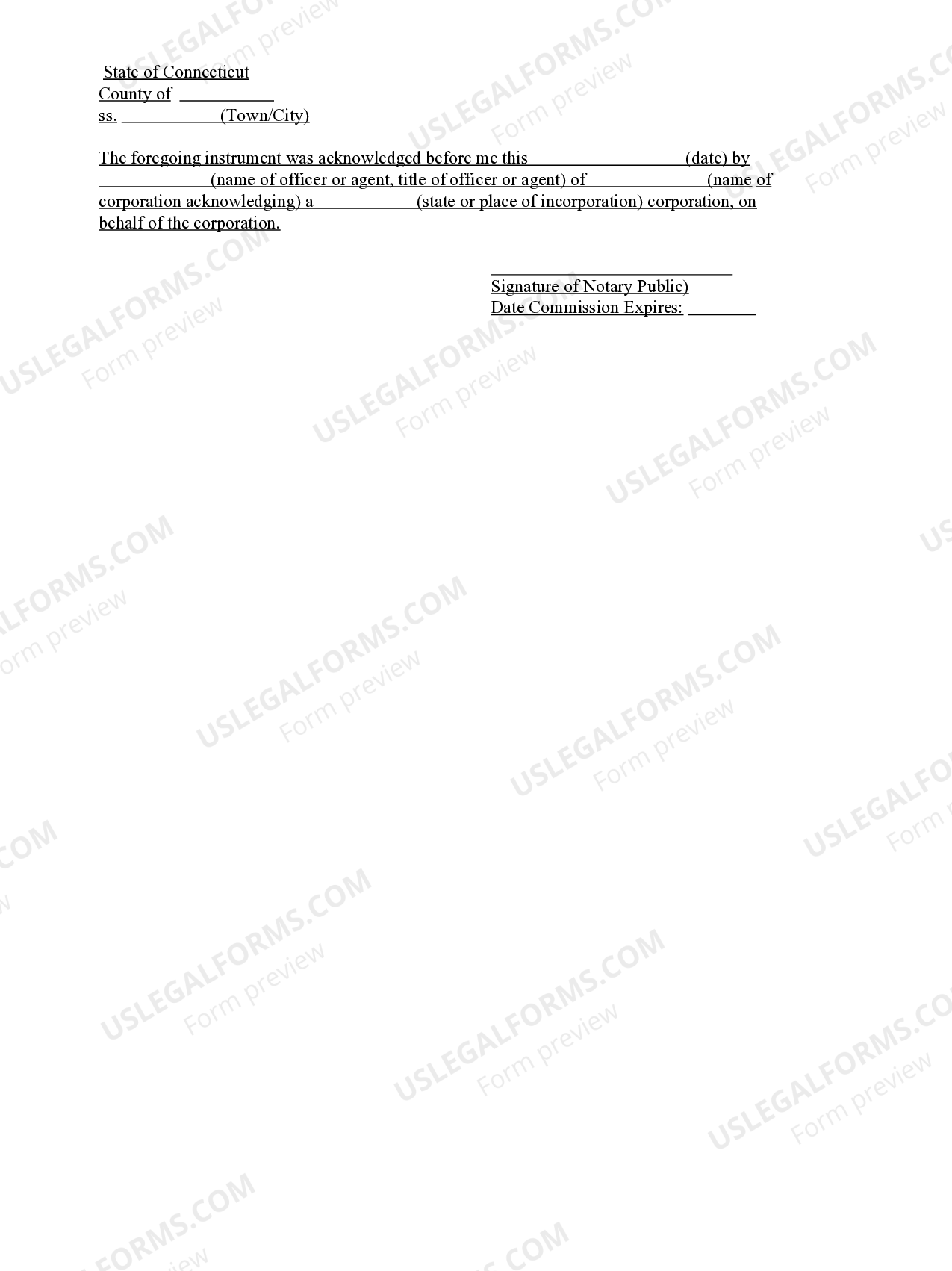 Connecticut Short Form Power Of Attorney Act US Legal Forms