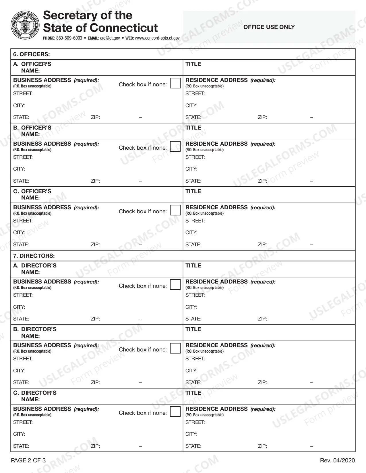 Preview Organization And First Report (Stock Or Nonstock Corp)