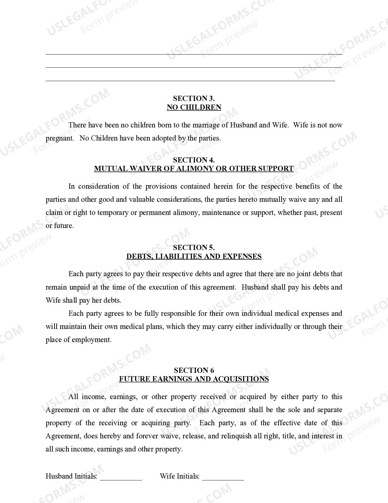 Connecticut Marital Property Form US Legal Forms