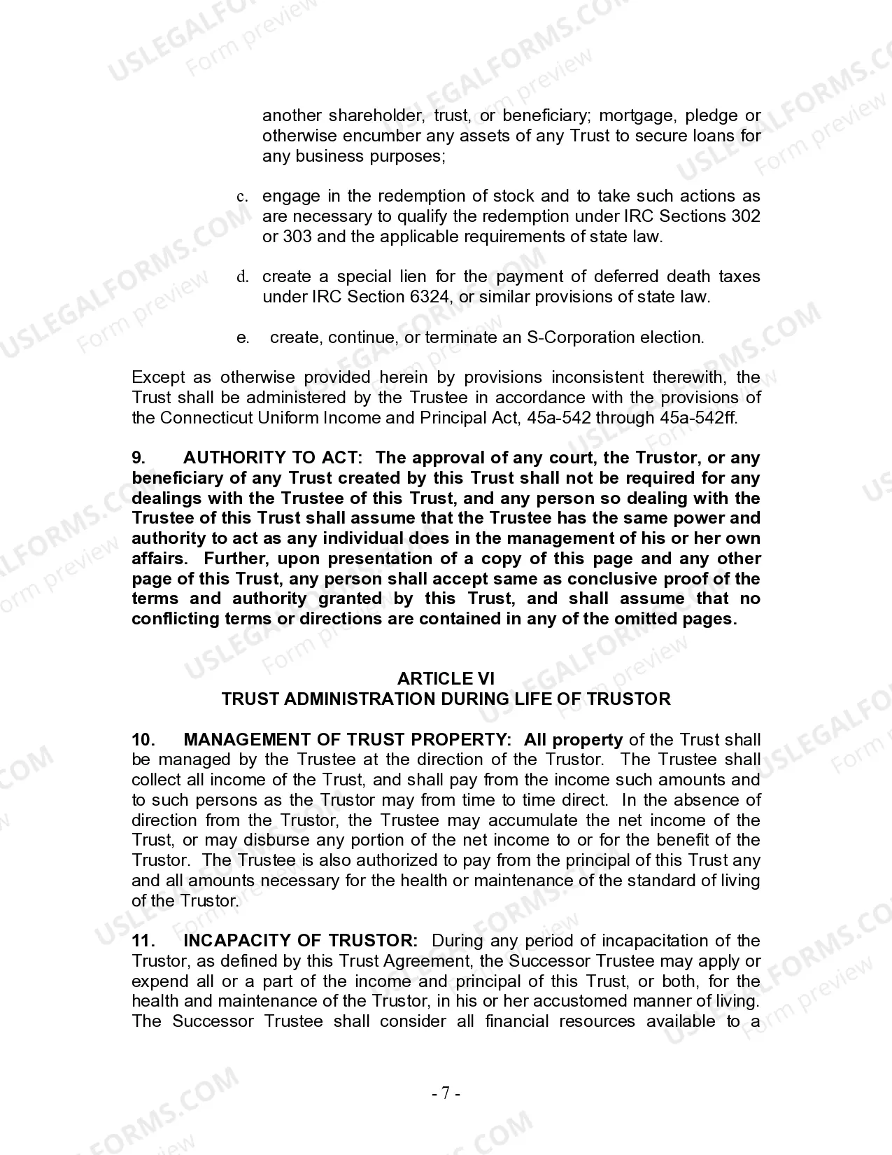 Preview Living Trust for Husband and Wife with No Children