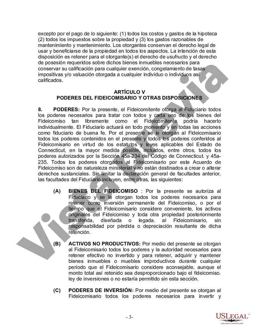 Preview Fideicomiso en vida para esposo y esposa con hijos menores o adultos