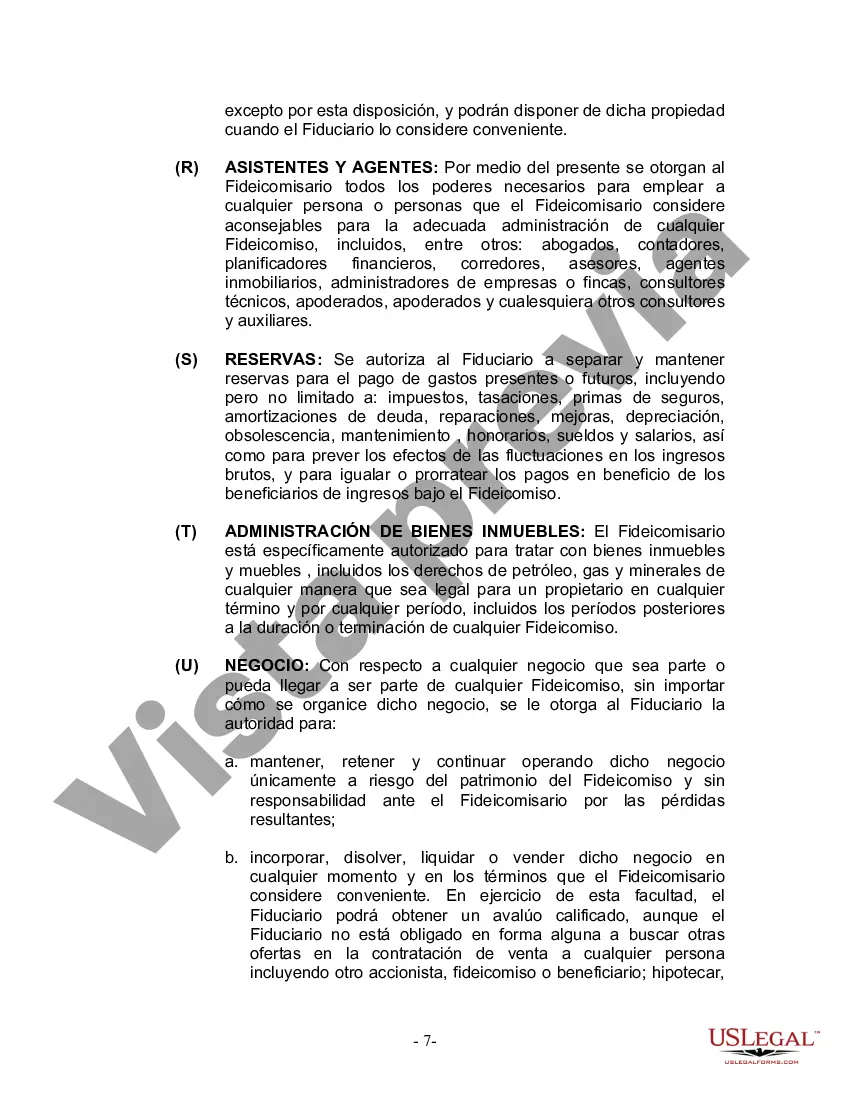 Preview Fideicomiso en vida para esposo y esposa con hijos menores o adultos