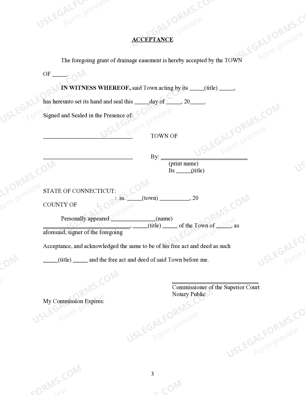 Drainage Easement Agreement For Access To Property US Legal Forms