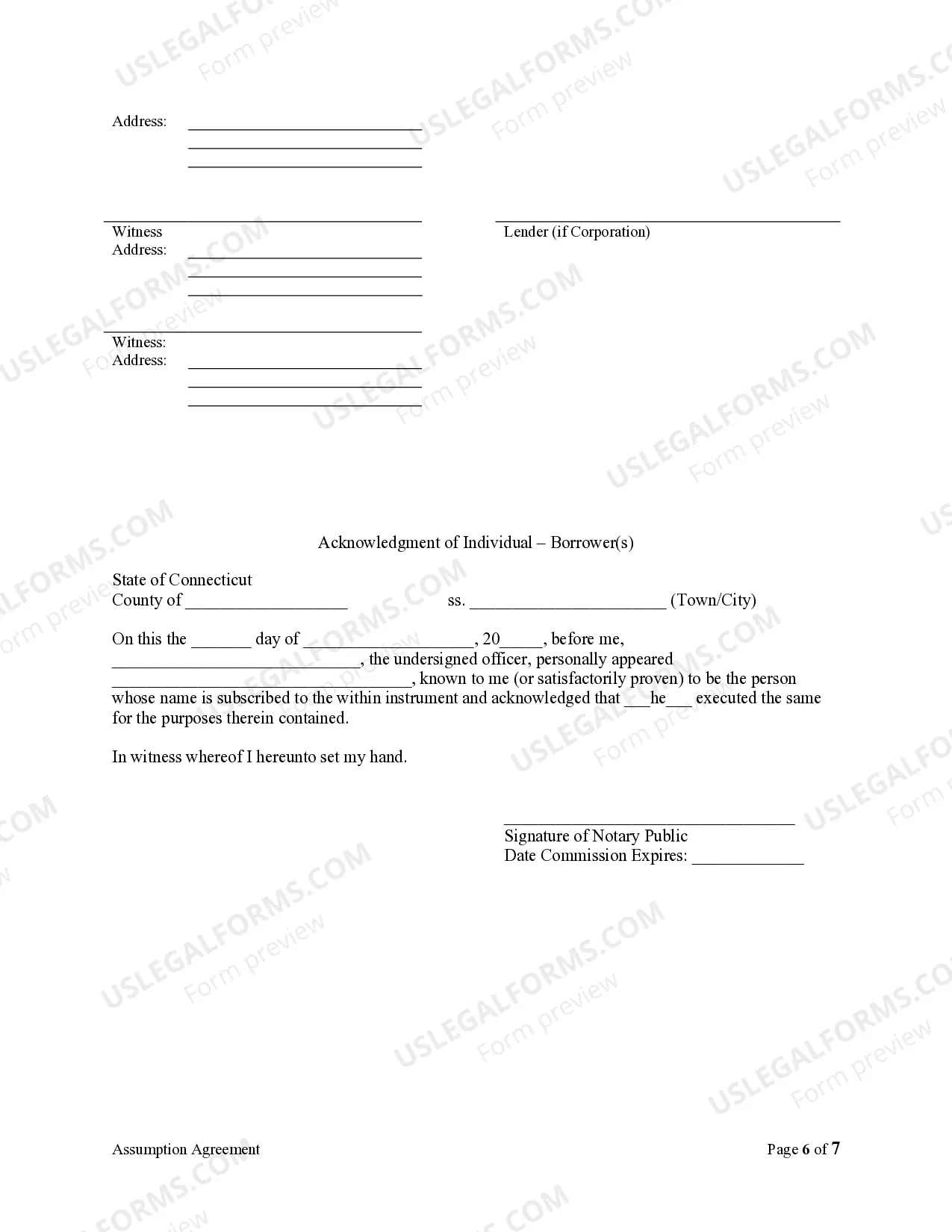 Preview Assumption Agreement of Mortgage and Release of Original Mortgagors