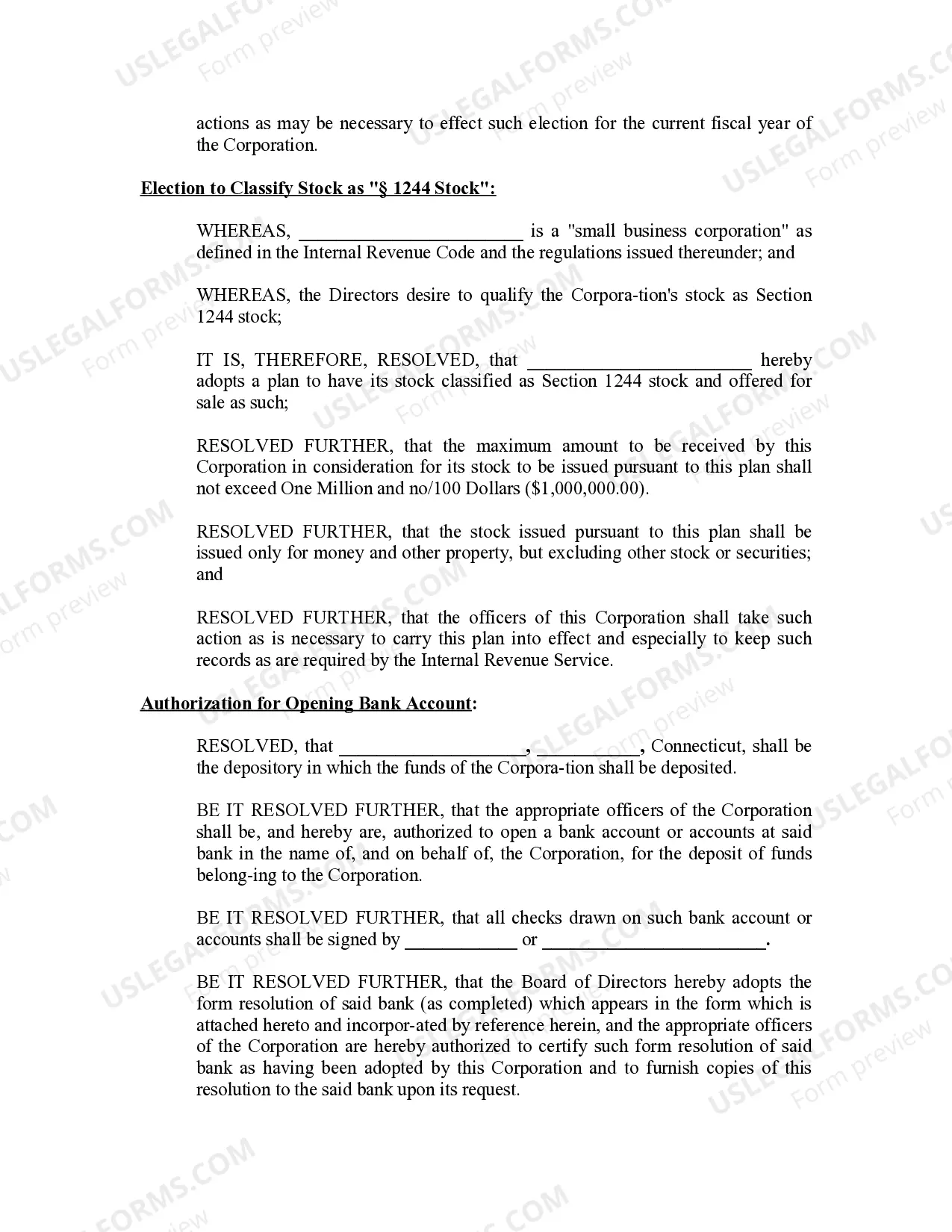 Preview Minutes for Organizational Meeting