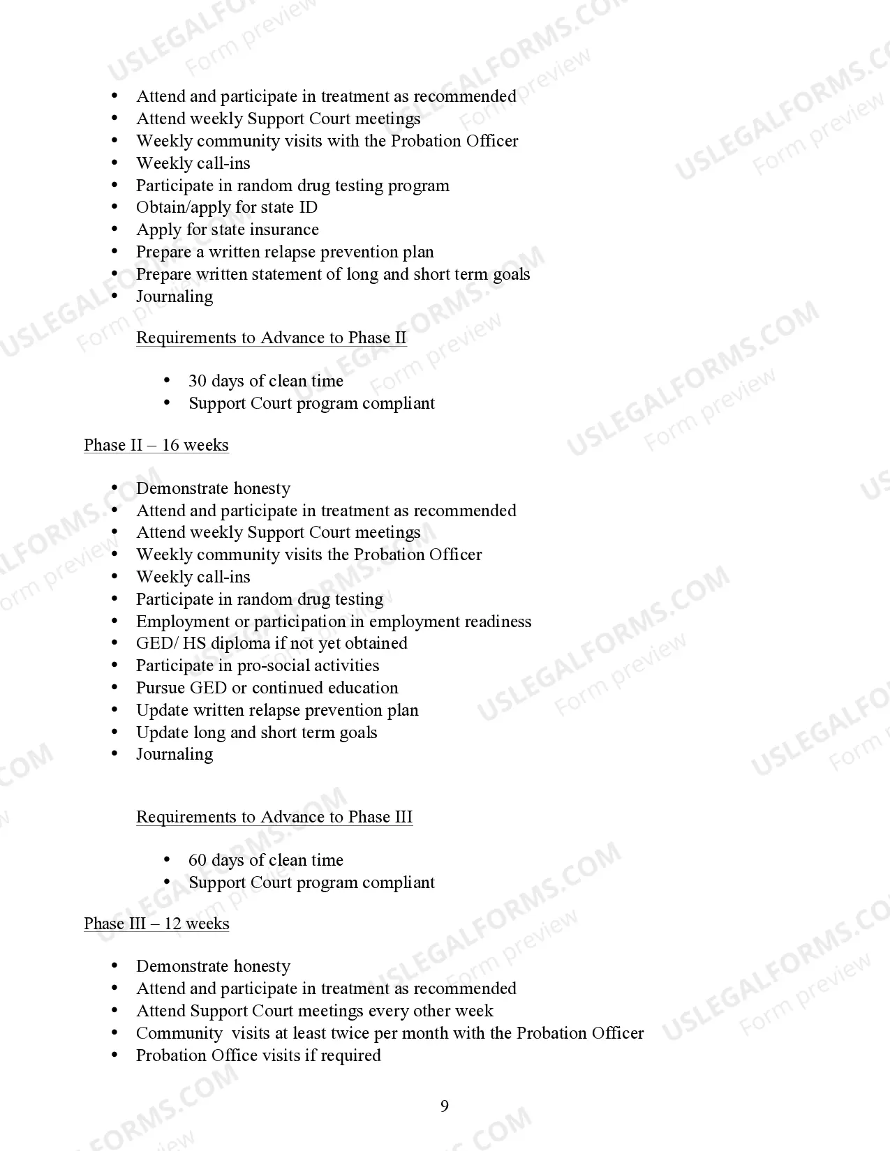Preview Support Court Participant Orientation Packet