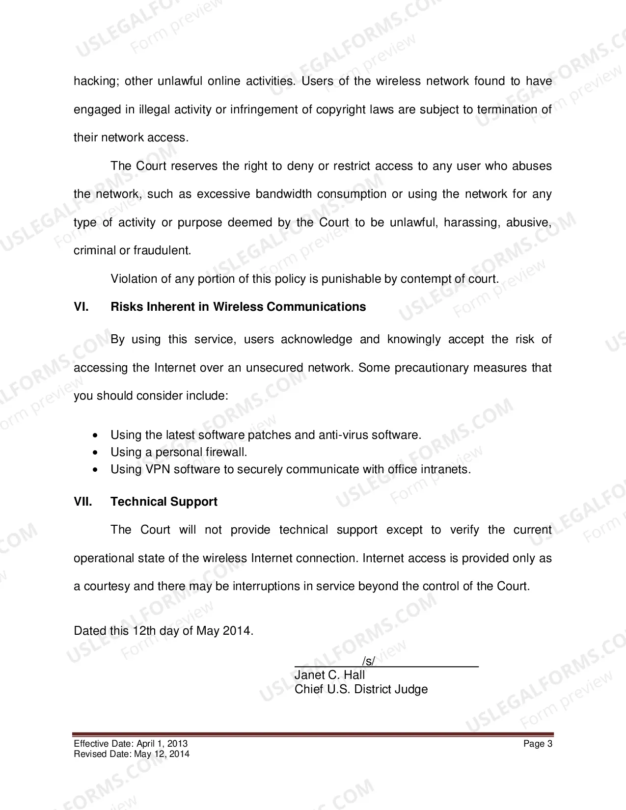Preview Wireless Internet Access Plan