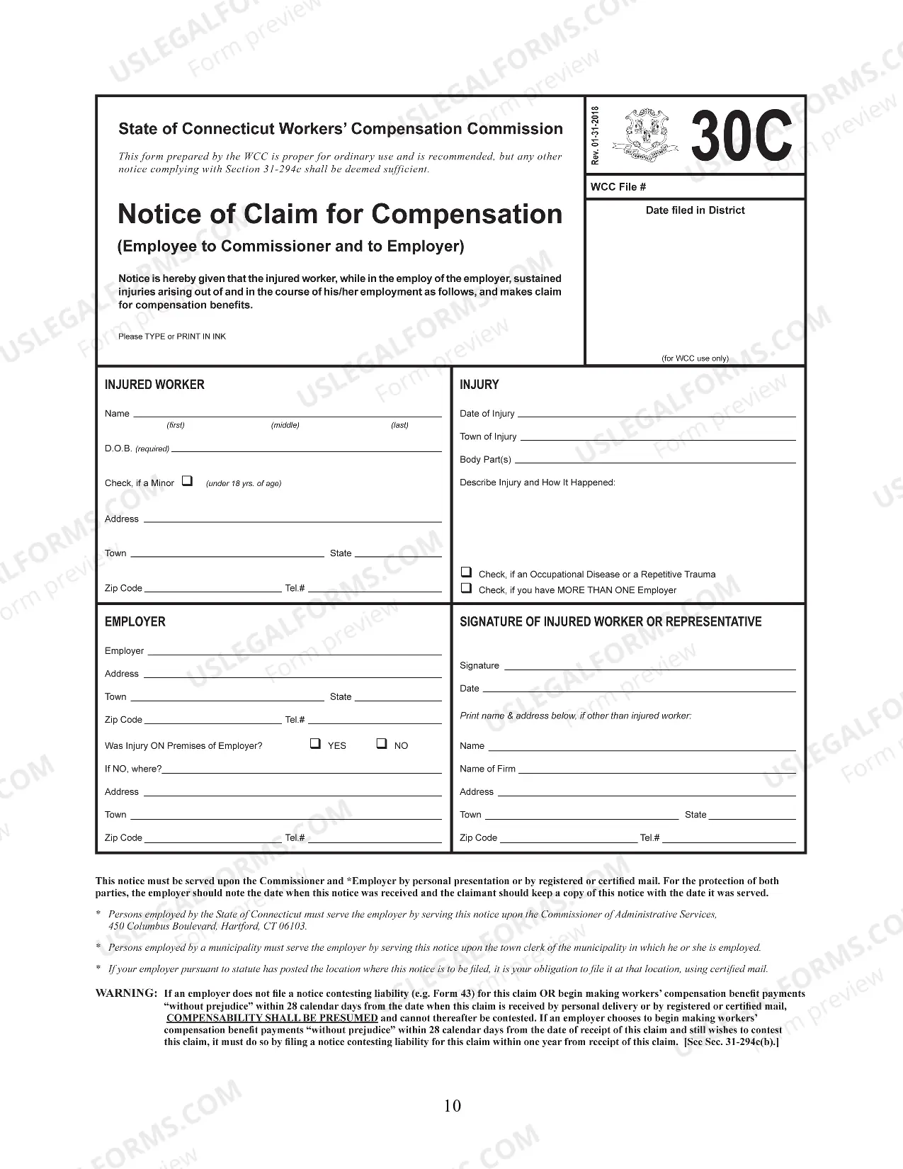 Preview Workers' Compensation Information Packet - Spanish Version