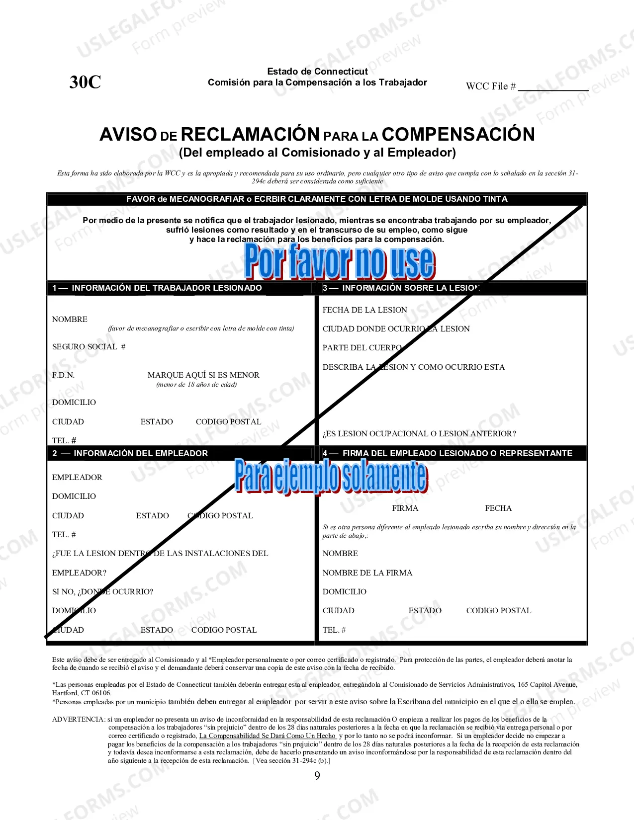 Preview Workers' Compensation Information Packet - Spanish Version