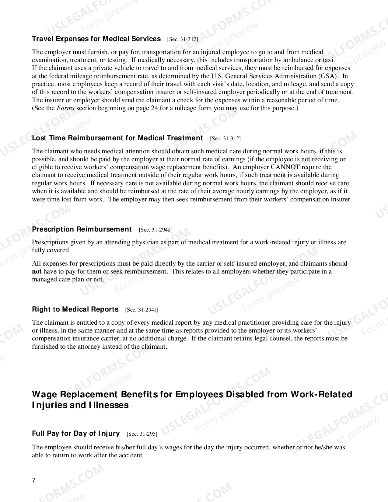Preview Workers' Compensation Information Packet