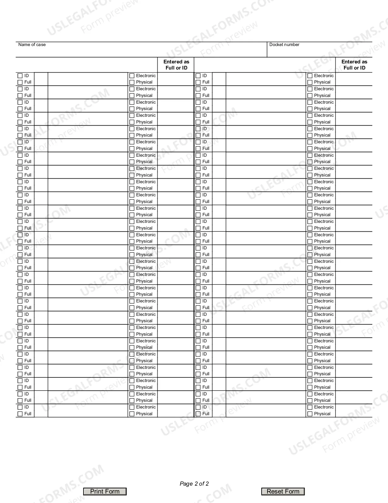 Preview List of Exhibits (Continued)
