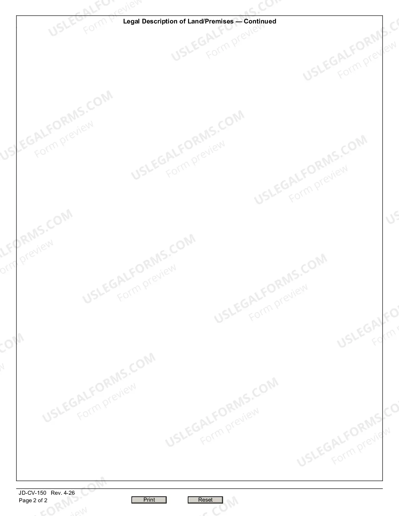 Preview Decree of Foreclosure - No Redemption