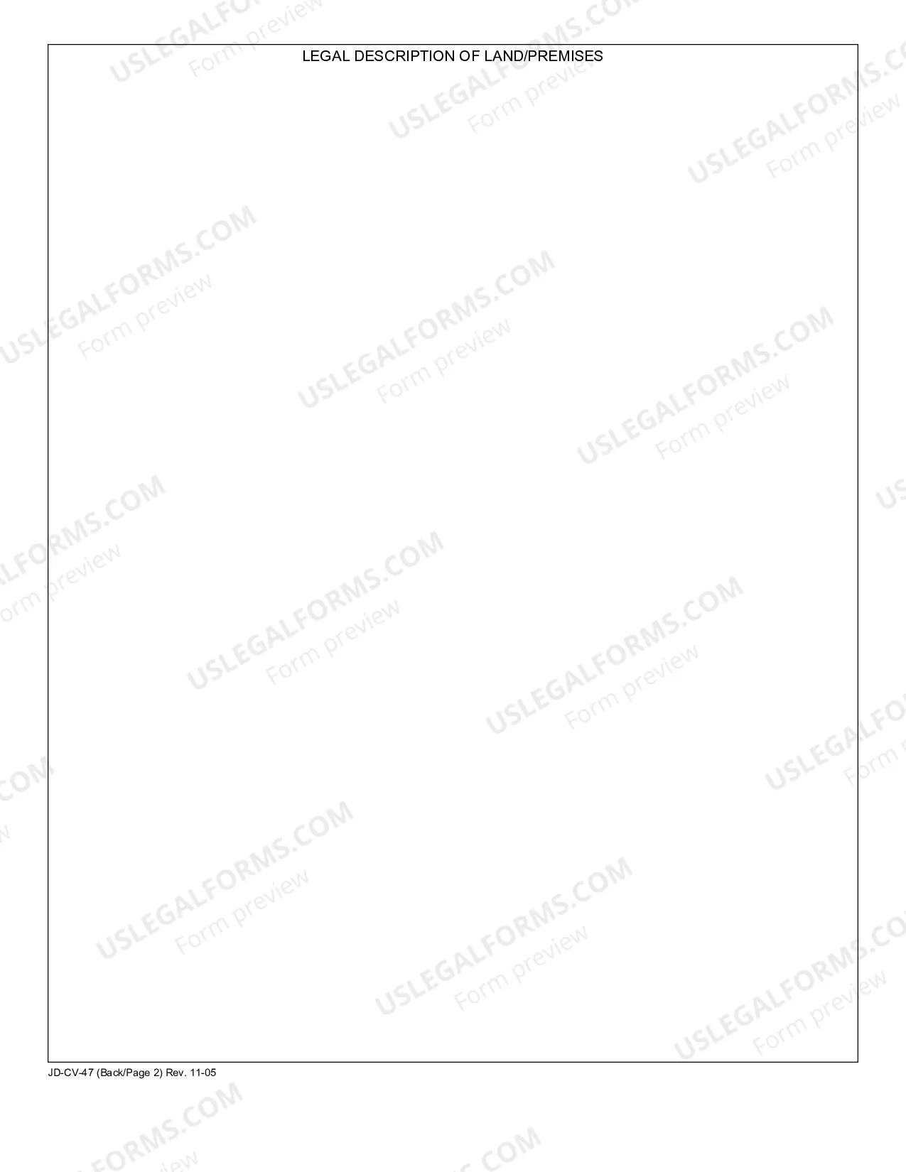 Preview Certificate of Judgment - Strict Foreclosure