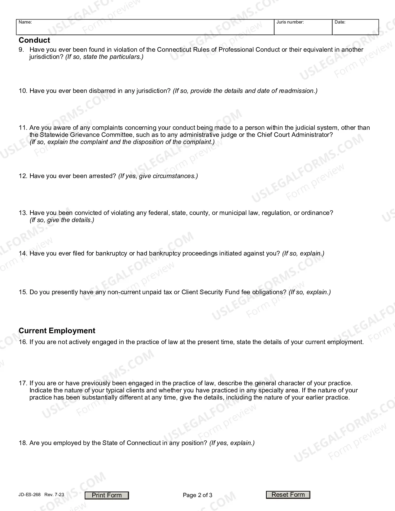 Preview Application For Appointment as a Magistrate