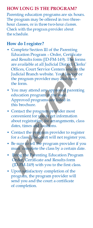 page 3 Information About Parenting Education Programs preview