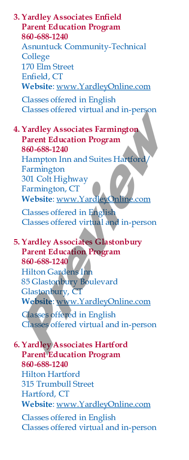 page 7 Information About Parenting Education Programs preview