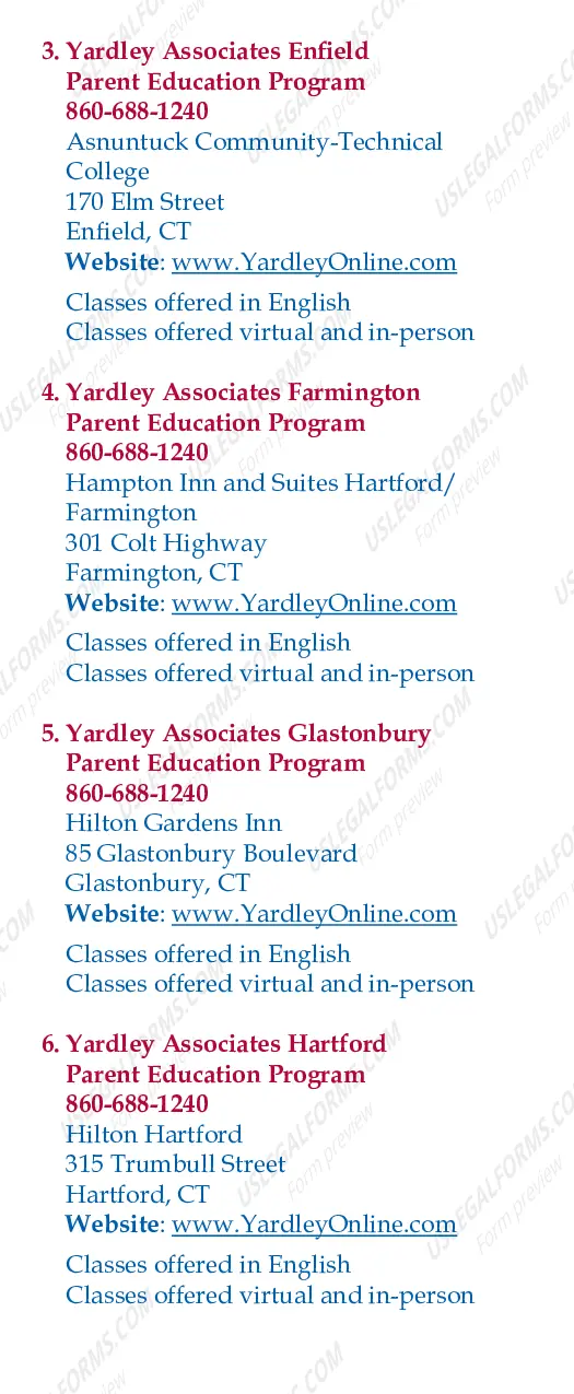 Preview Information About Parenting Education Programs