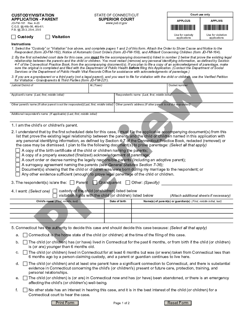 waterbury-connecticut-custody-visitation-complaint-us-legal-forms