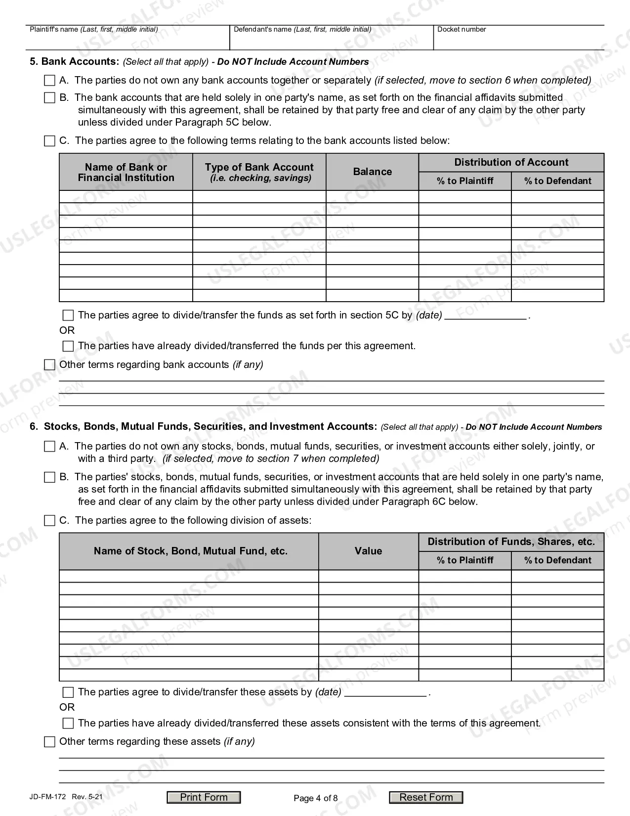 Preview Dissolution Agreement