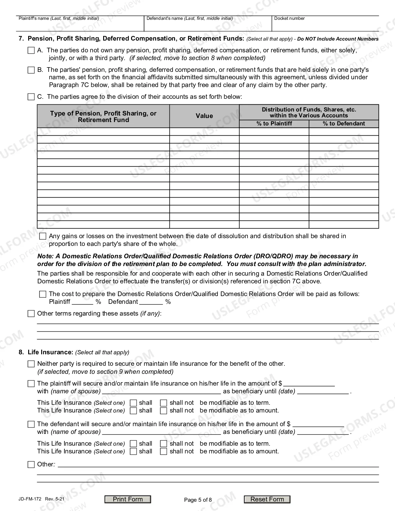Preview Dissolution Agreement