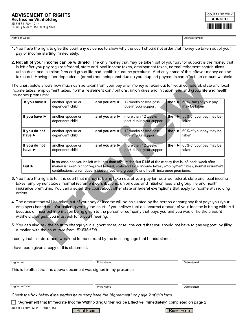 Misdemeanor Advisement Of Rights Waiver And Plea Form | US Legal Forms