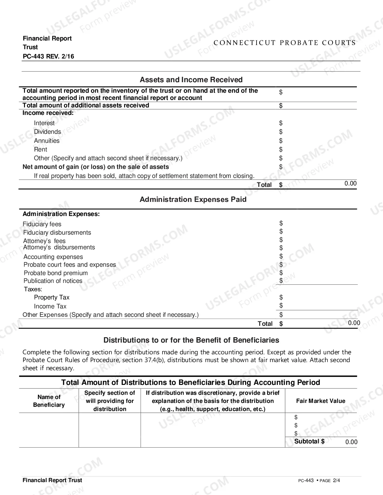 Preview Financial Report Trust