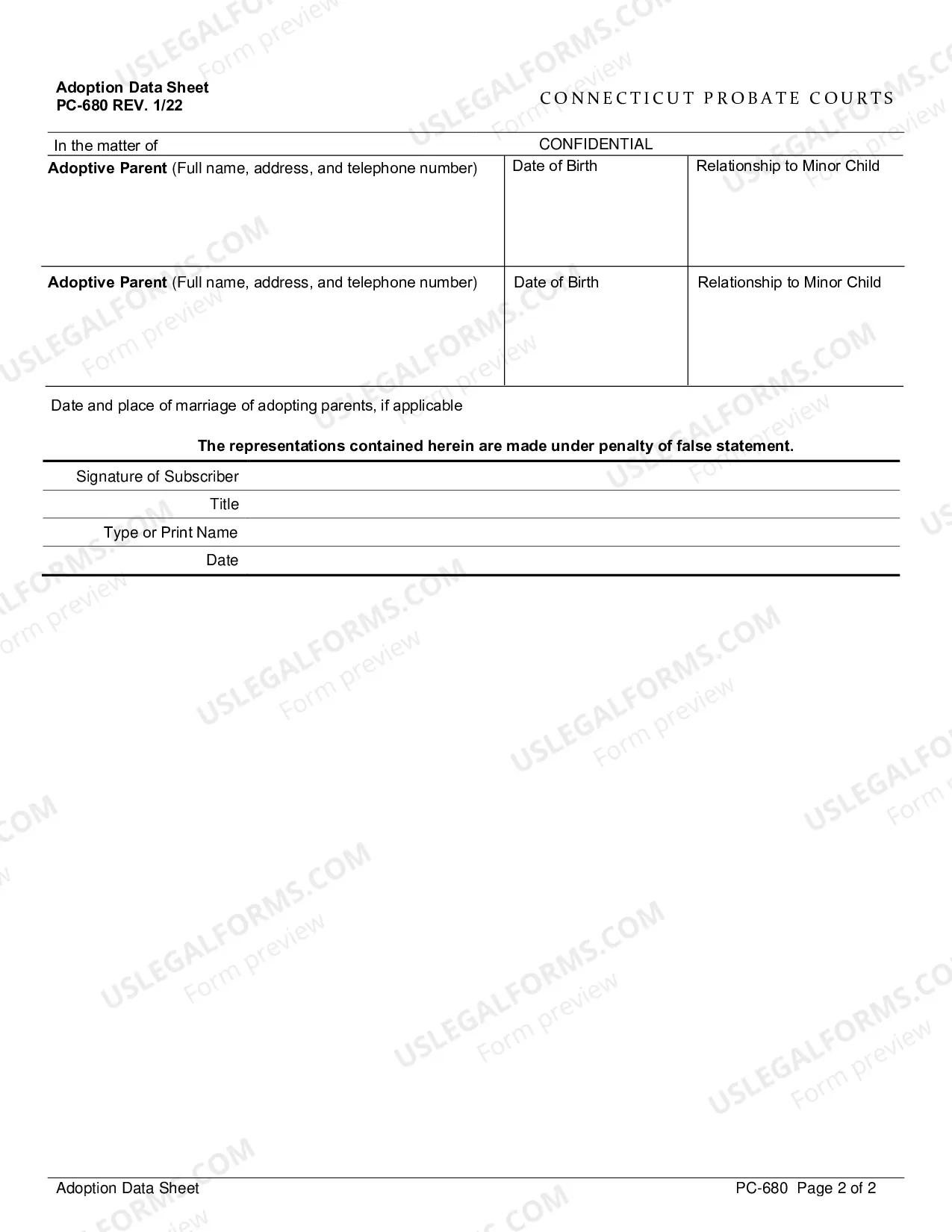 Preview Adoption Data Sheet