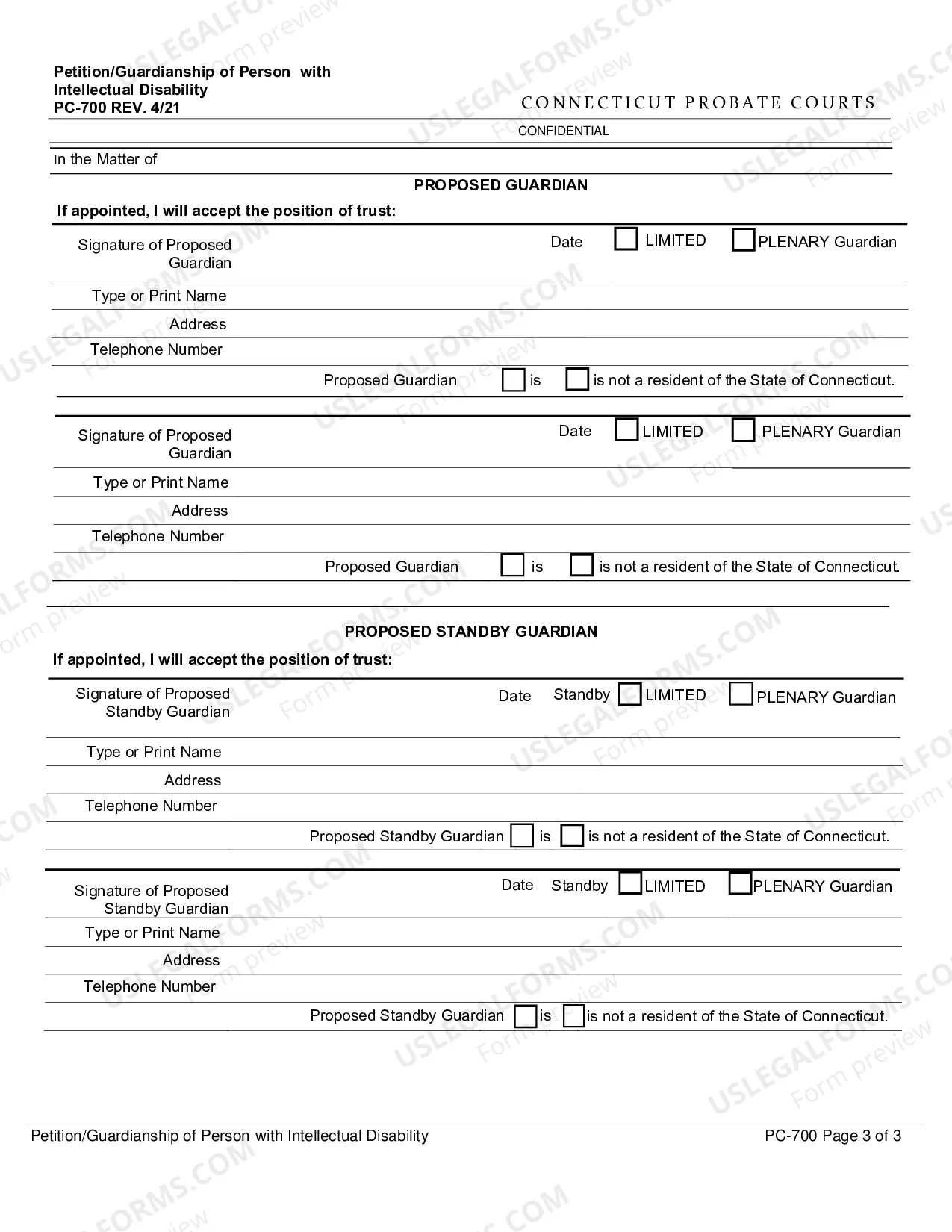 Preview Petition/Guardianship of Person with Intellectual Disability