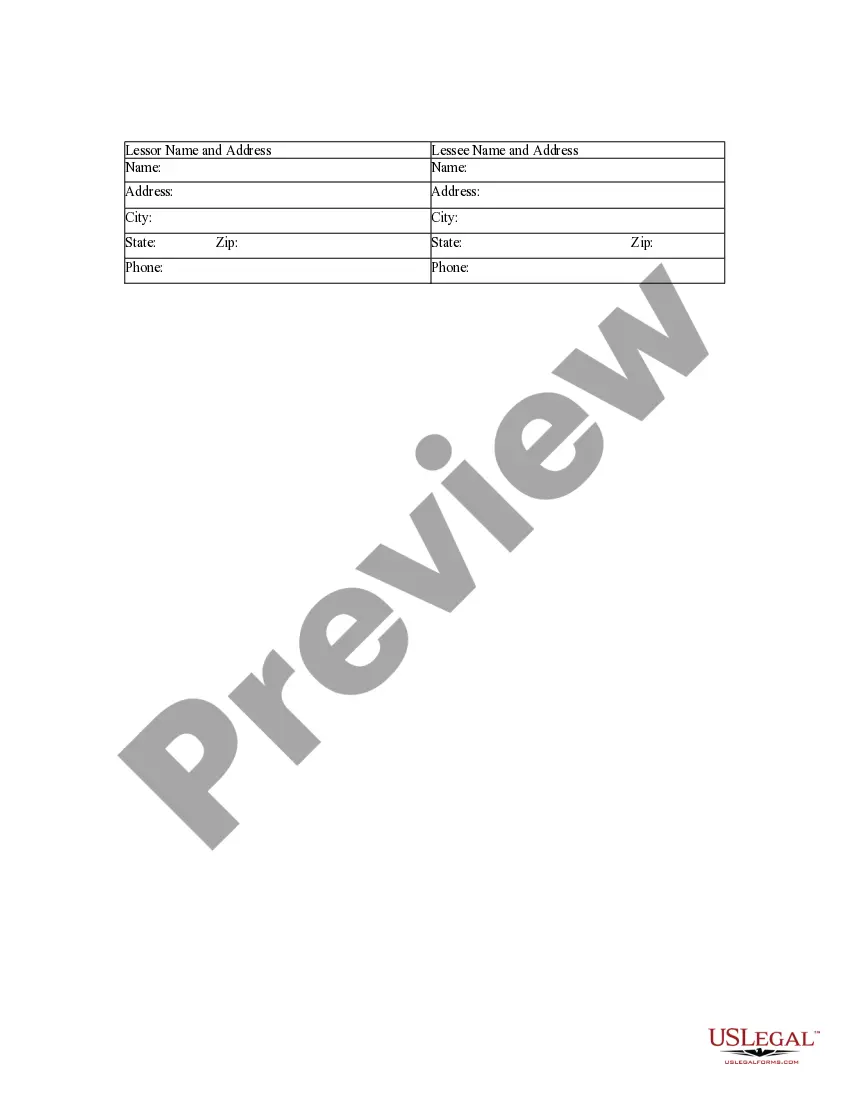 Preview Notice of Lease for Recording