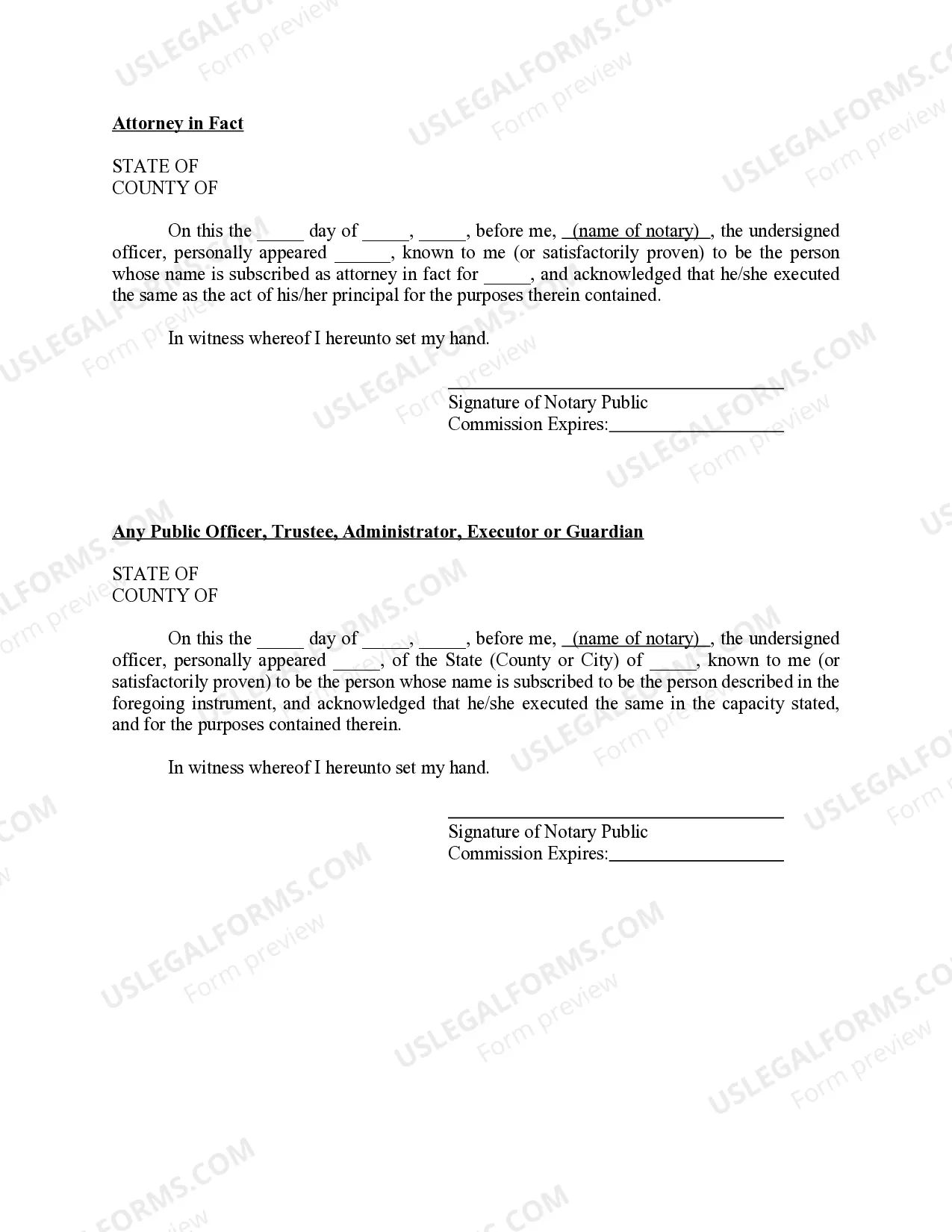 Preview Connecticut Oil and Gas Acknowledgement