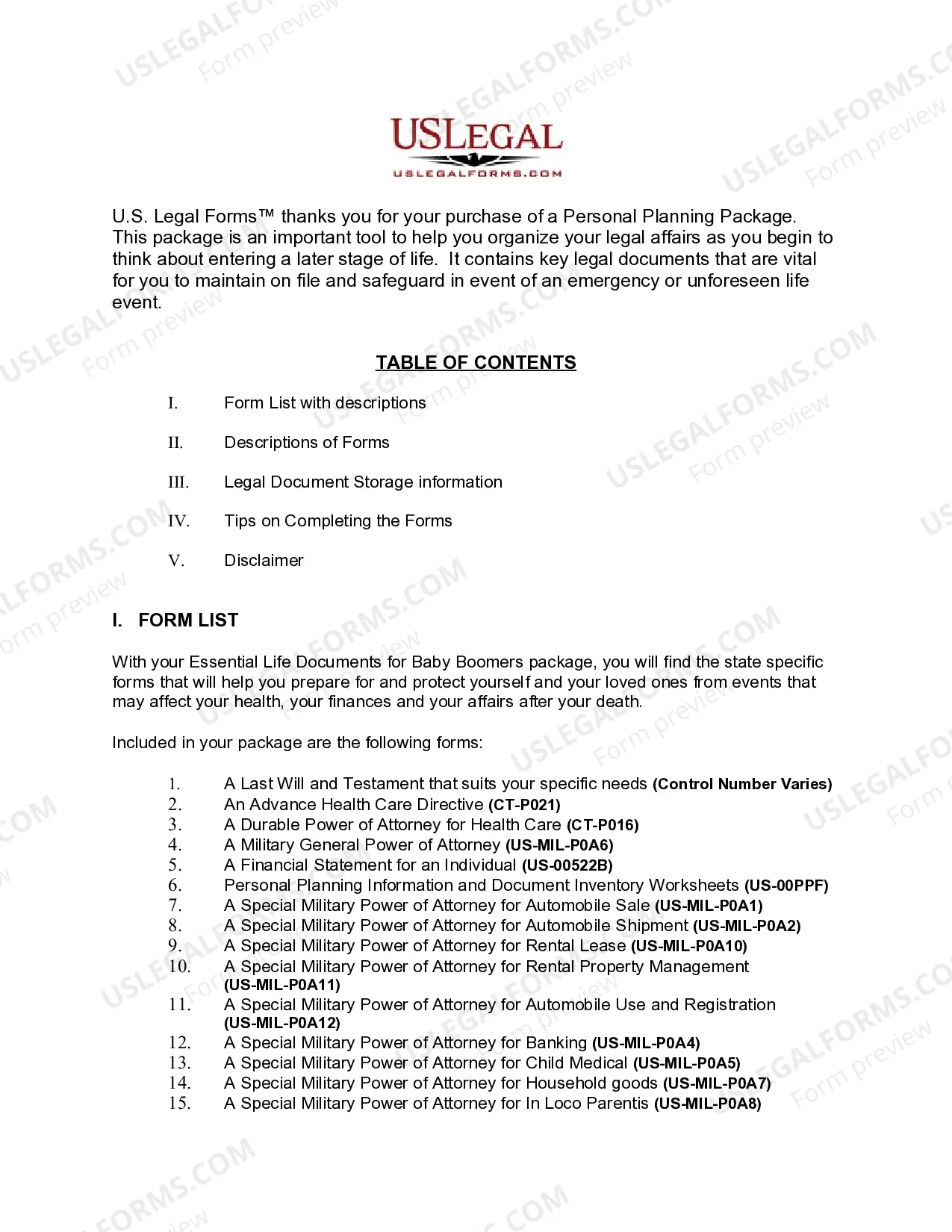 Preview Connecticut Essential Legal Life Documents for Military Personnel