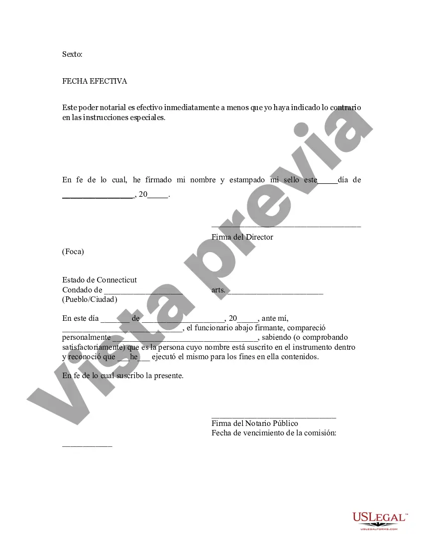 Preview Poder General Estatutario con Disposiciones Duraderas