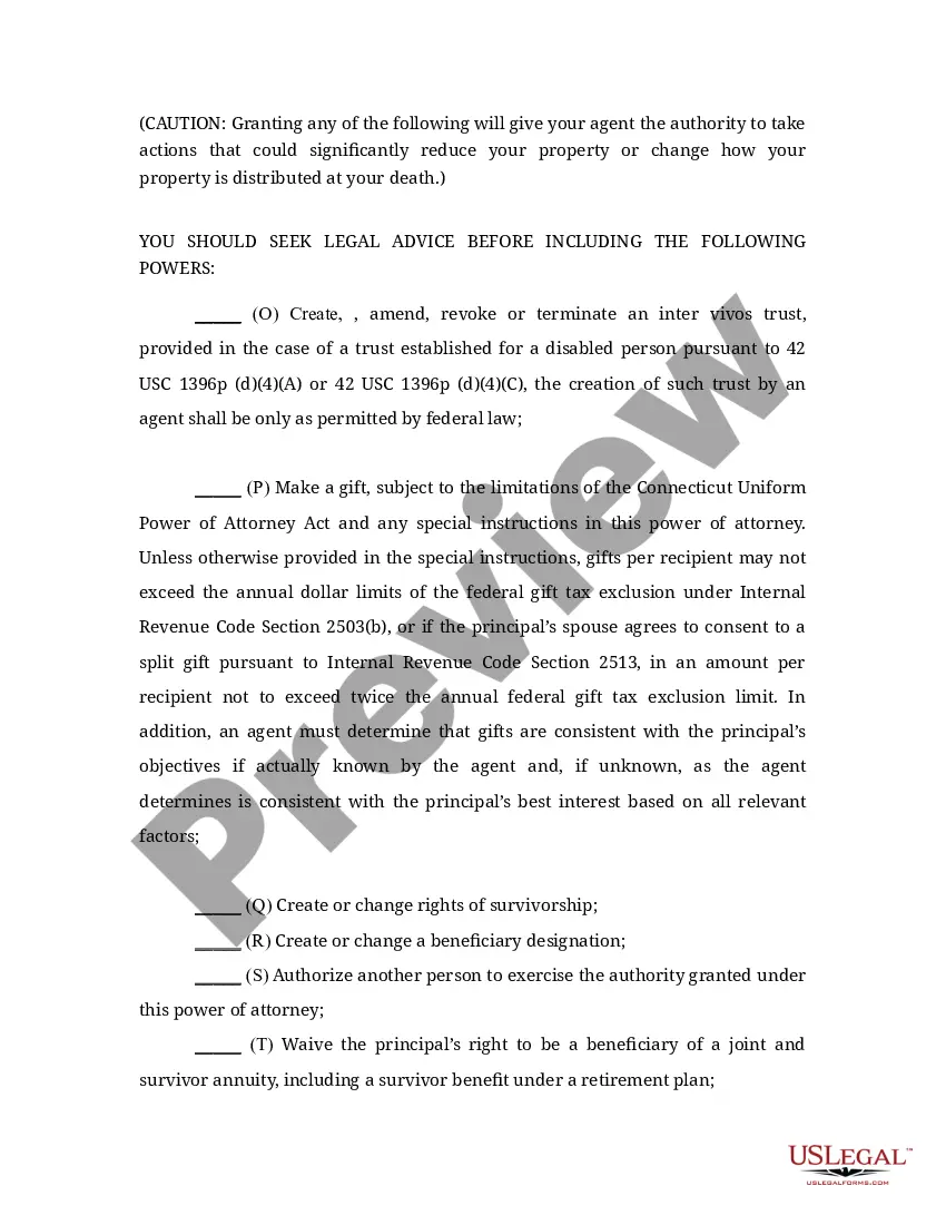 Preview Statutory General Power of Attorney with Durable Provisions