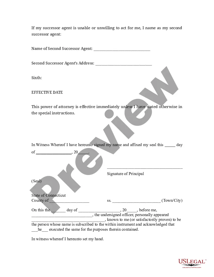 Preview Statutory General Power of Attorney with Durable Provisions