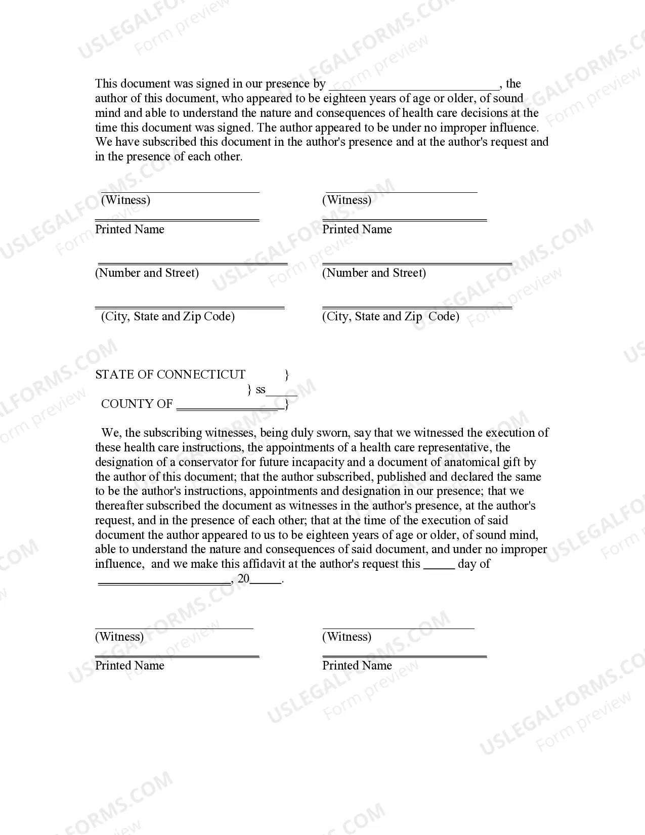 Preview Statutory Durable Power of Attorney for Health Care - Appointment of Health Care Agent and Health Care Instructions