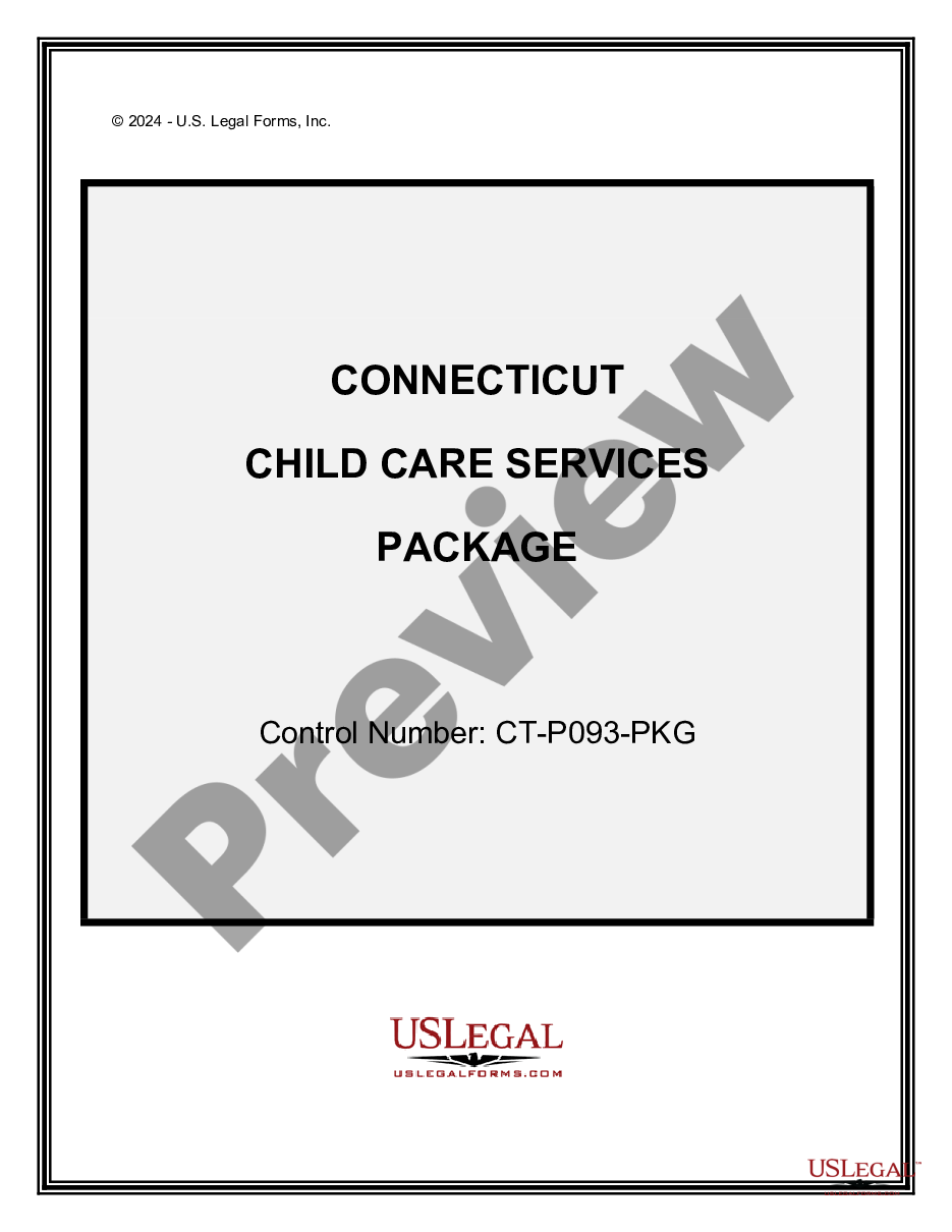page 0 Child Care Services Package preview