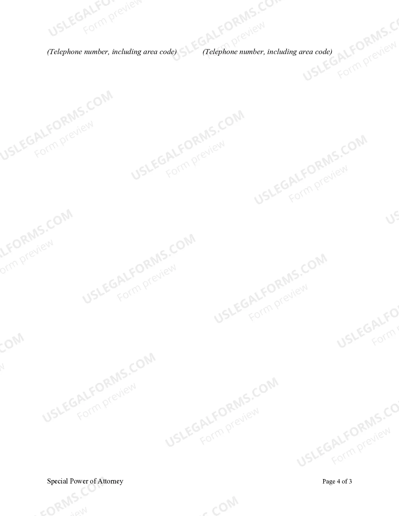 Preview Special or Limited Power of Attorney for Real Estate Sales Transaction By Seller