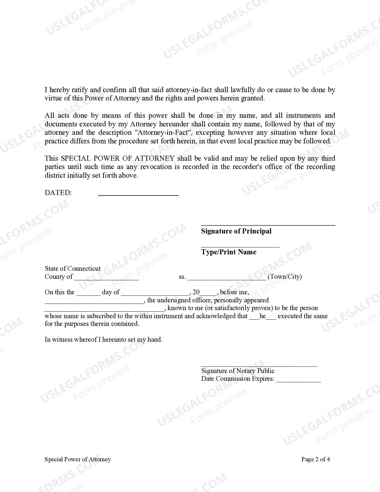 Preview Special or Limited Power of Attorney for Real Estate Purchase Transaction by Purchaser