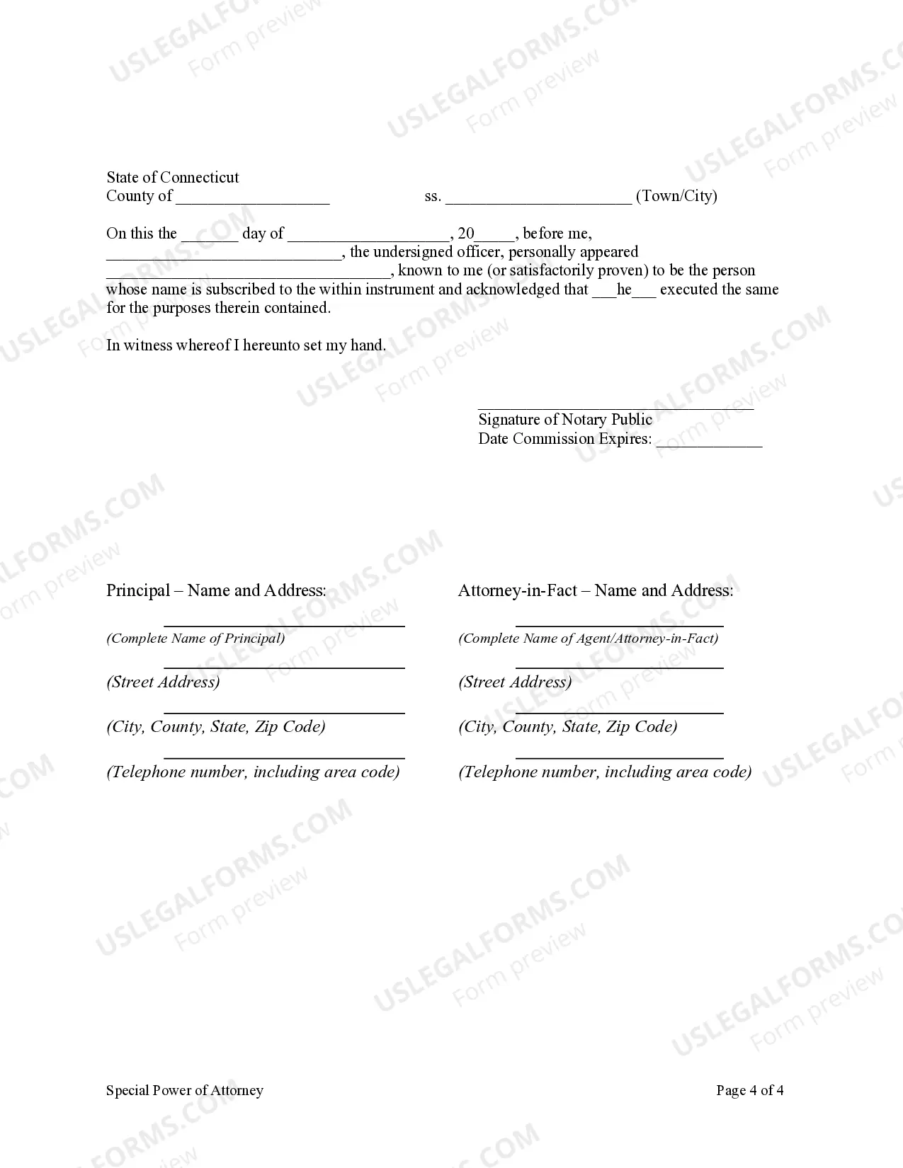 Preview Special or Limited Power of Attorney for Real Estate Purchase Transaction by Purchaser