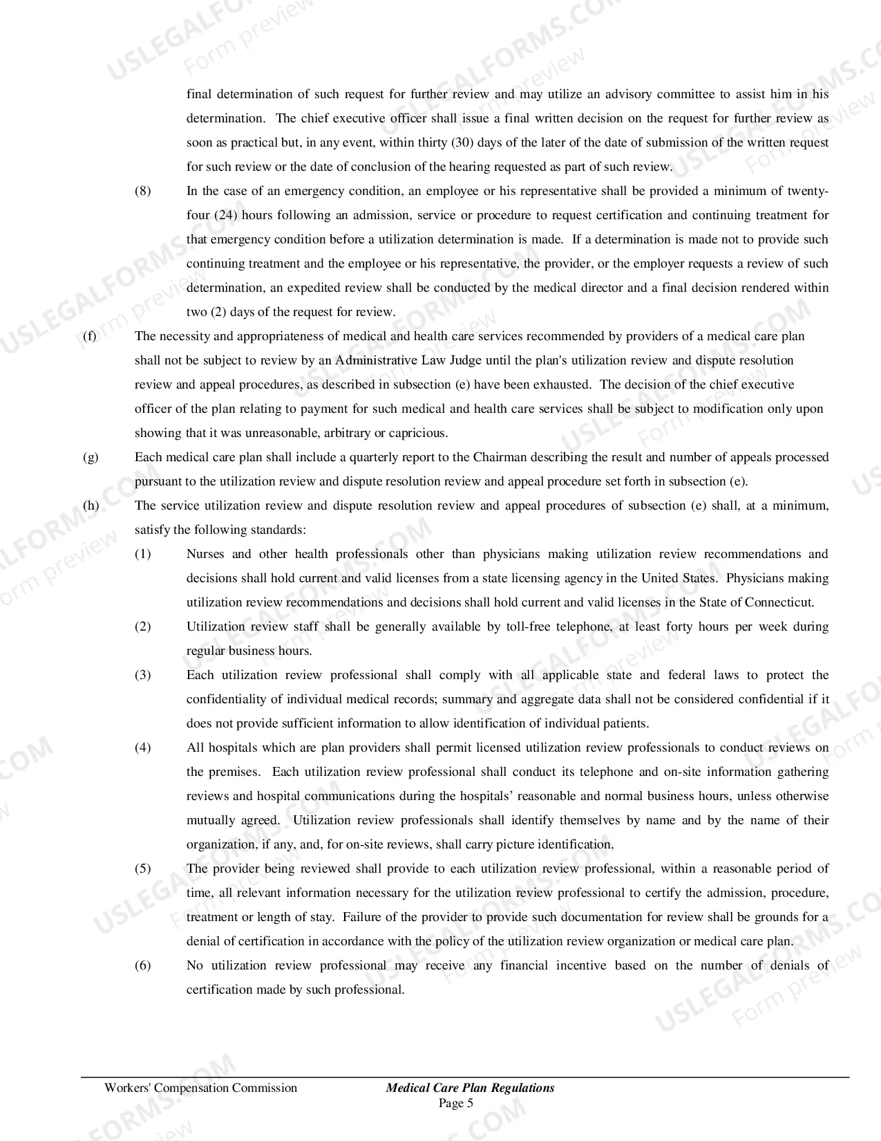 Preview Employer Medical Care Plan Application Package
