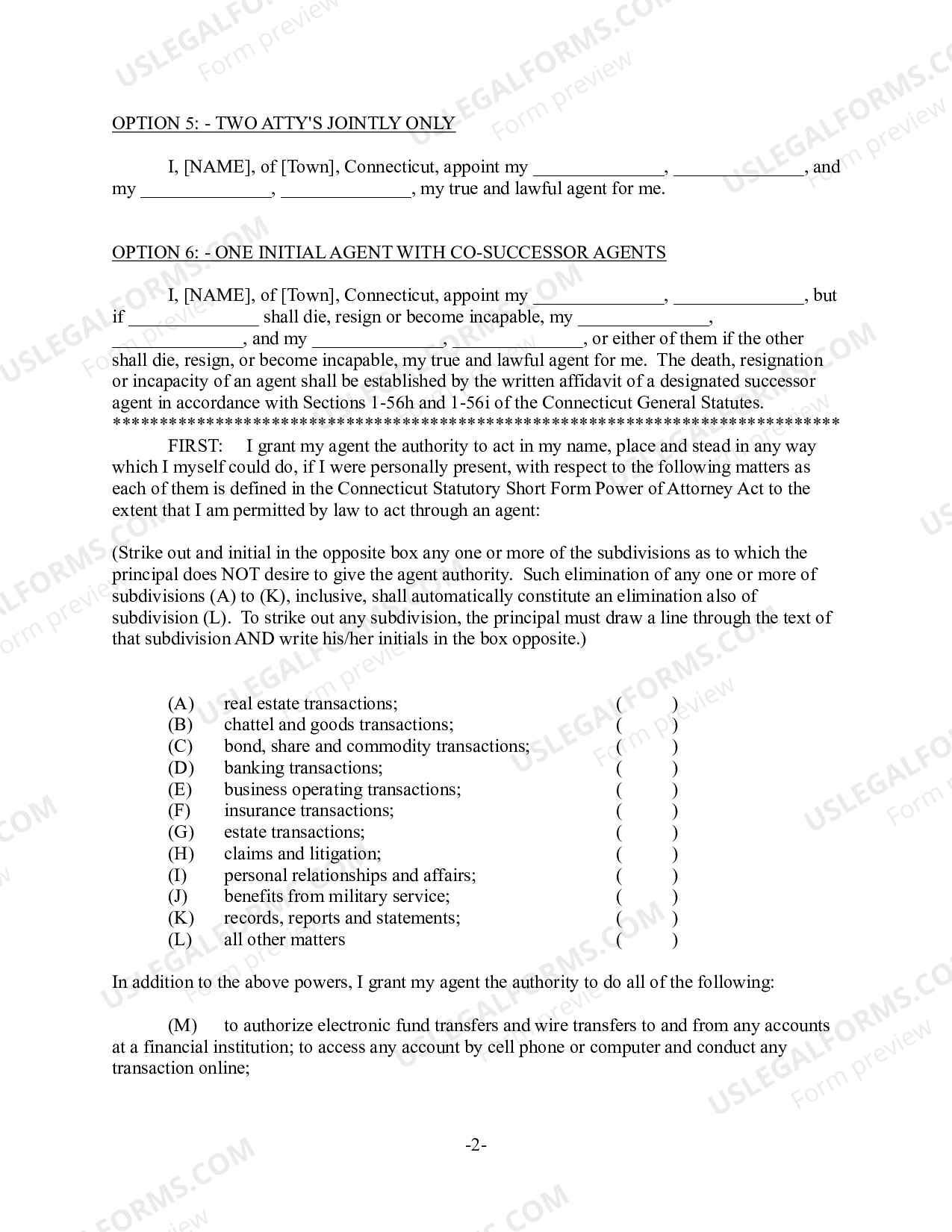 Connecticut Statutory Durable Power of Attorney | US Legal Forms