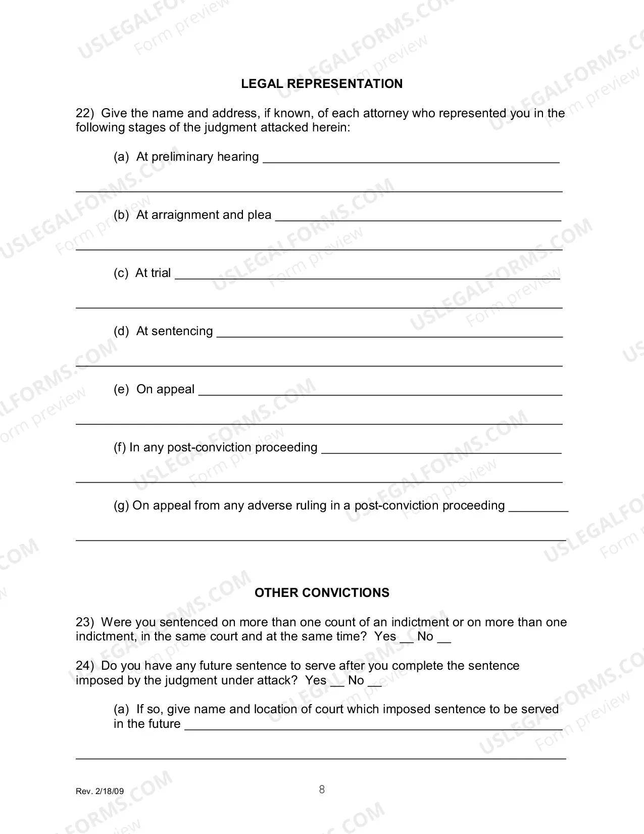 Preview Petition to Vacate, Set Aside, or Correct Sentence - 2255 (by a Person in Federal Custody)