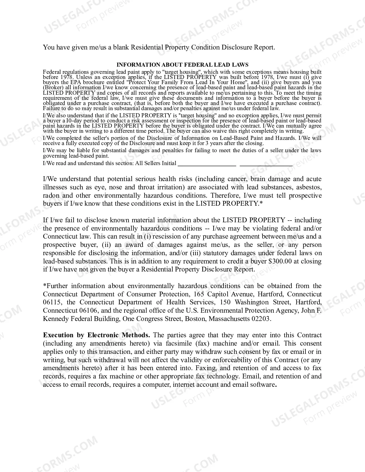 Preview Exclusive Right-to-Sell Listing Contract