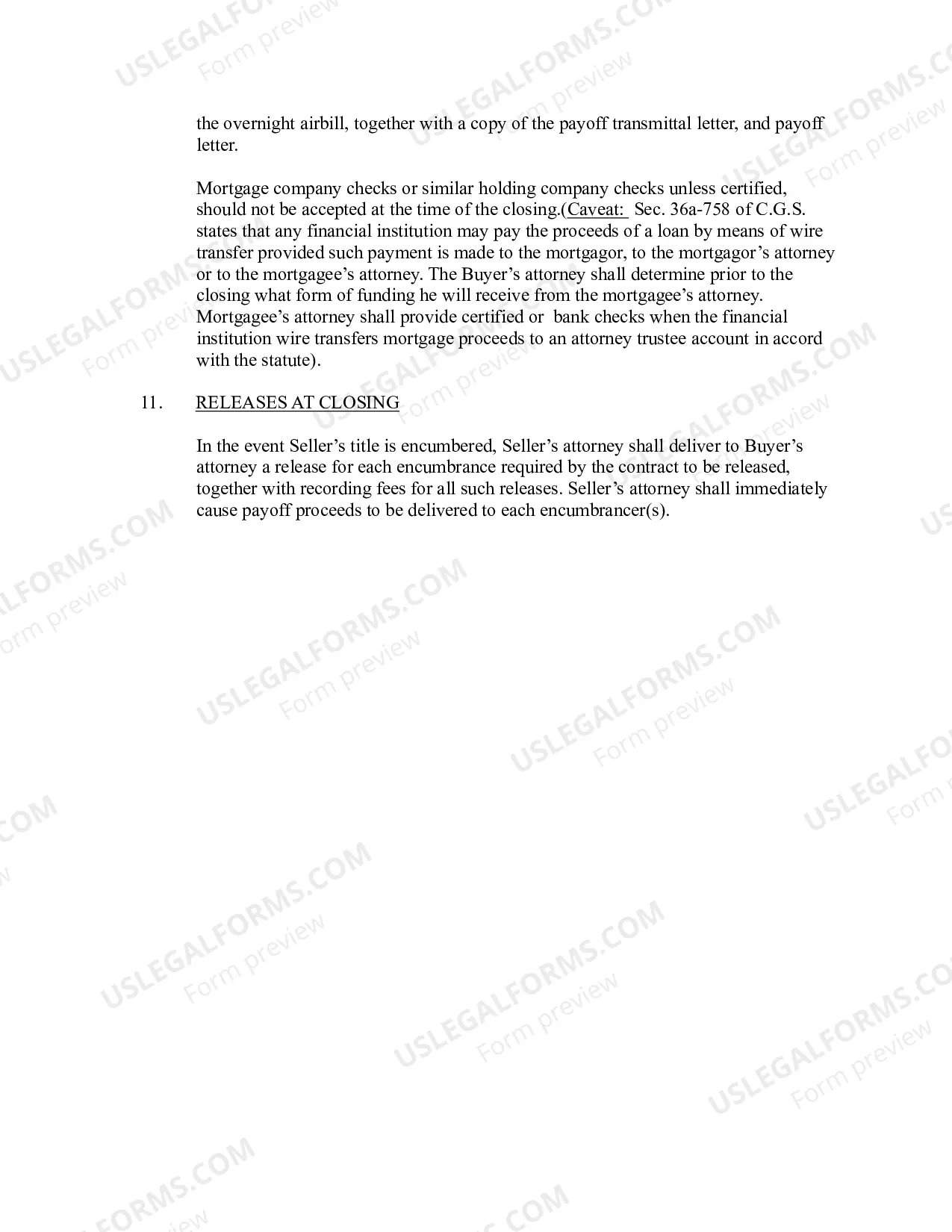 Preview Real Estate Closing Customs