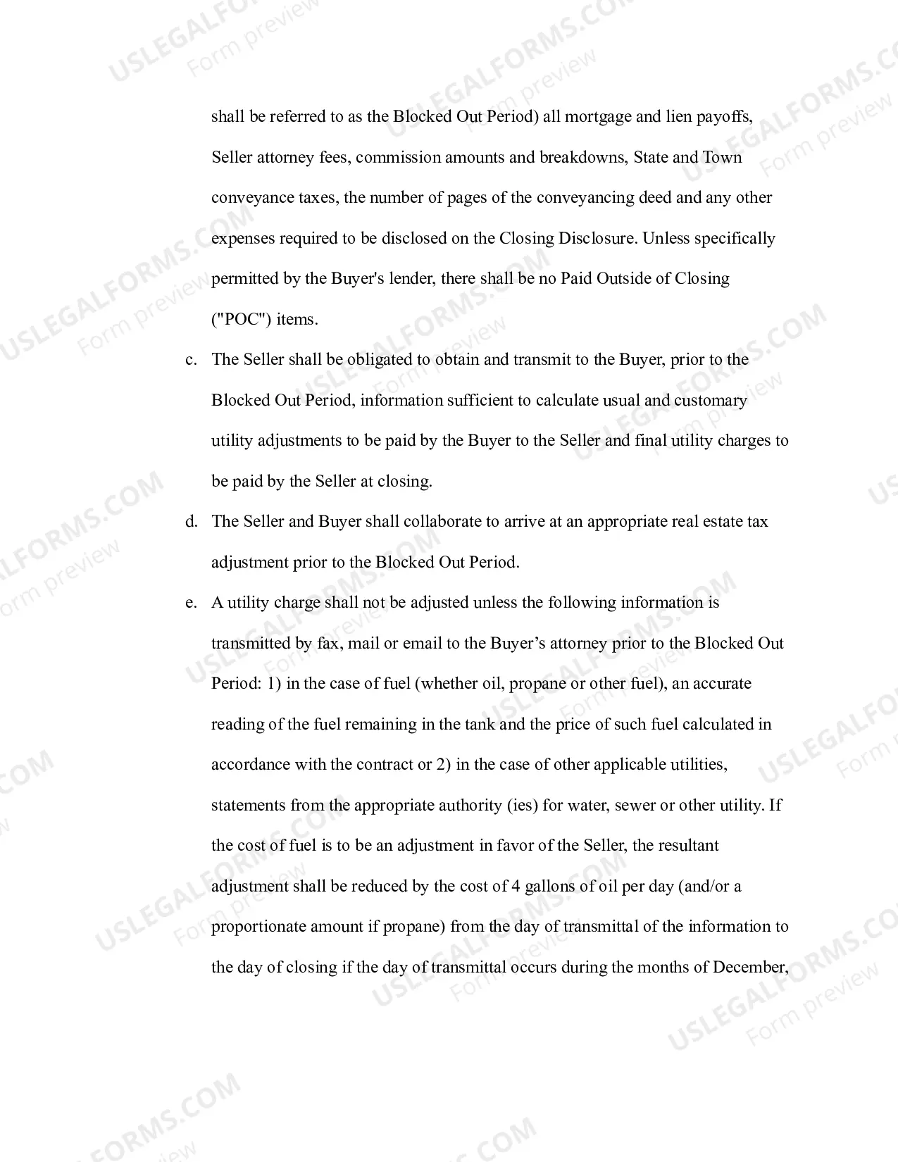 Preview CFPB Closing Disclosure Addendum to Contract