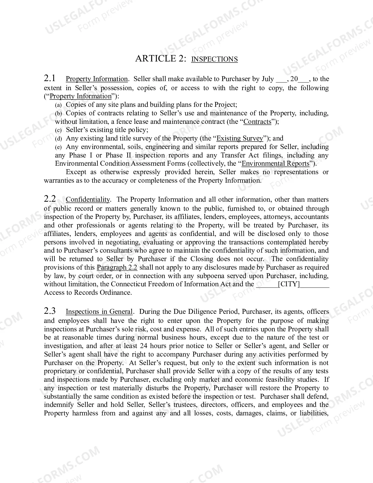 Preview Purchase Sale Agreement with Recapture Agreement and Exceptions