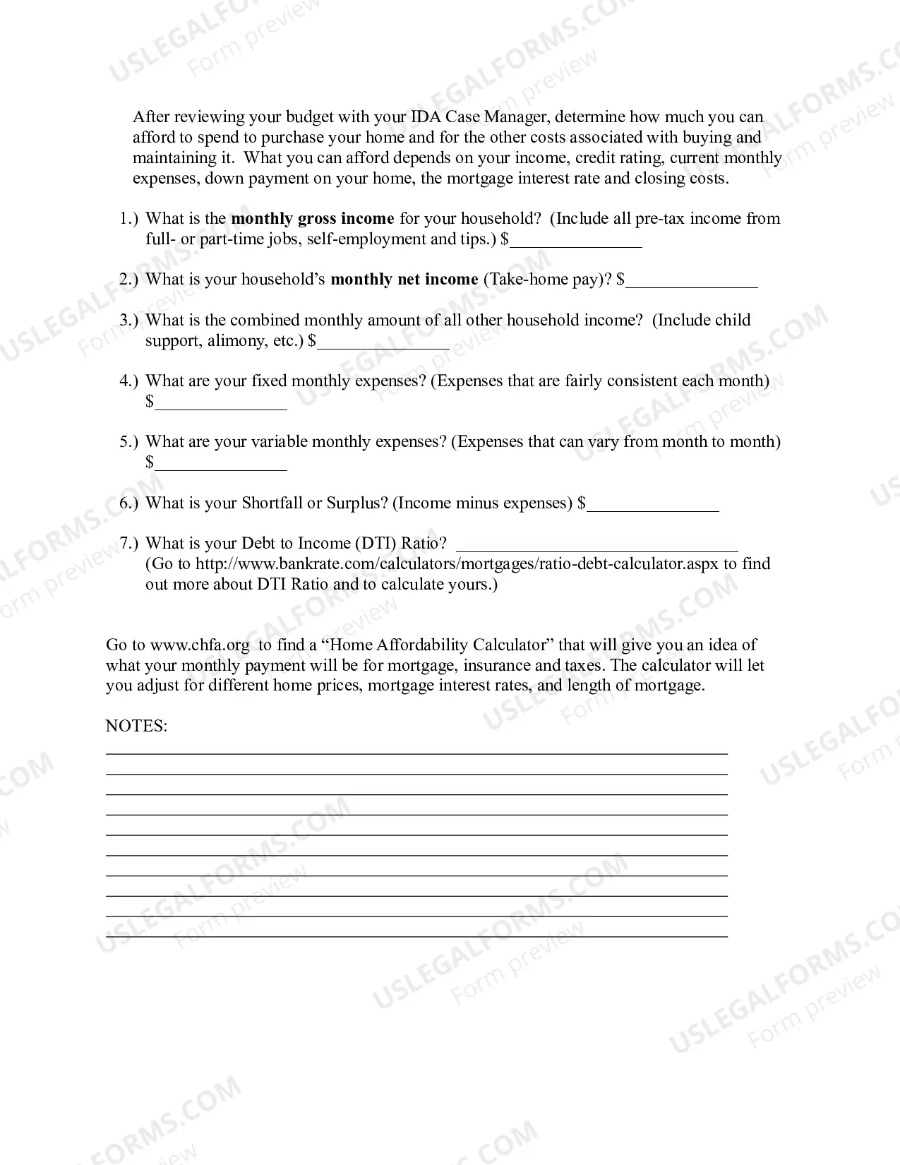 Preview Home Purchase Plan - Individual Development Account Program